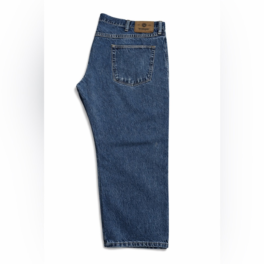 Wrangler Cowboy Cut 44x30 Western Jeans USA Ranch Workwear Relaxed Fit Denim